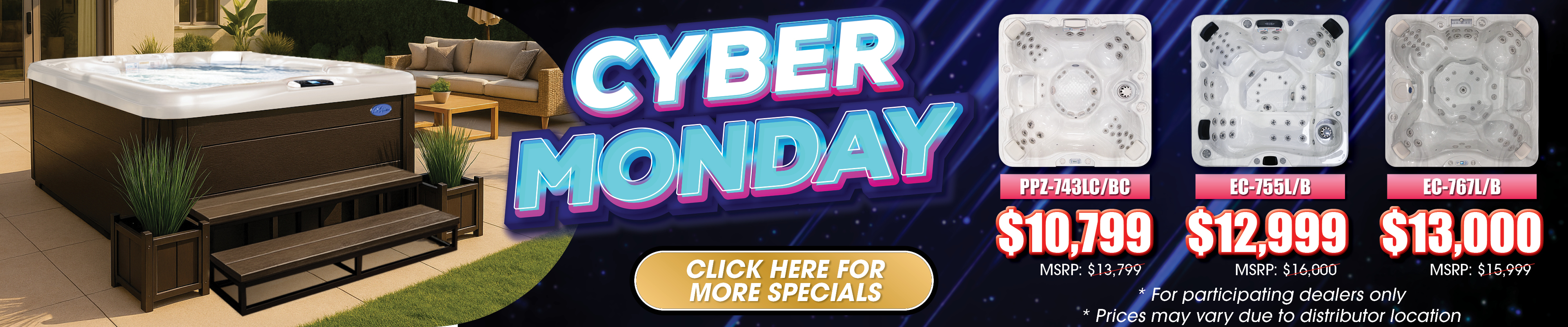 Calspas hot tub being used in a family setting - New Orleans